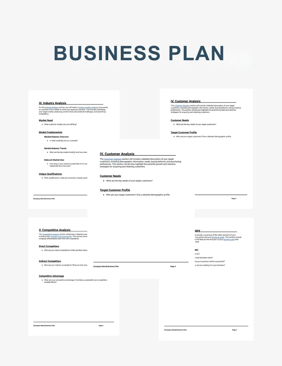 business plan template